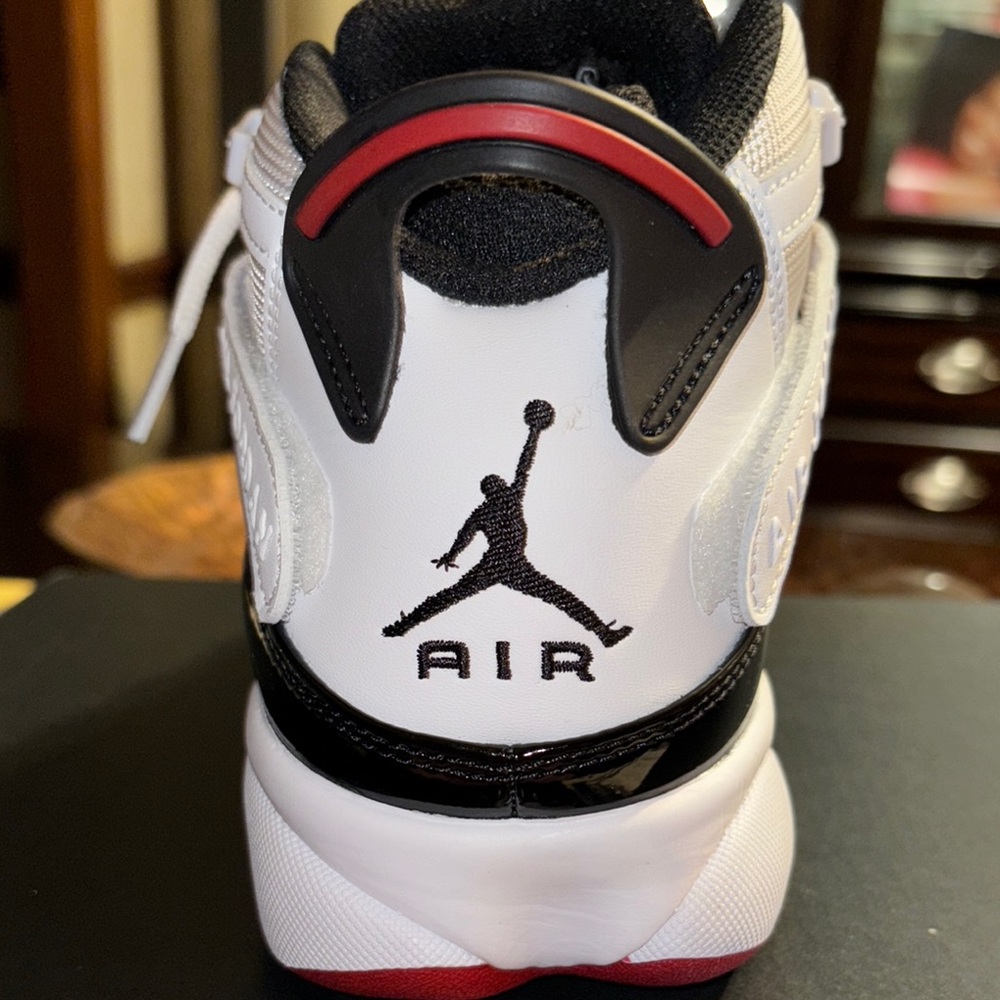 NWT- Jordan 6 Rings White/Black-Varsity Red Sneakers. Never worn!!! - Picture 2 of 16